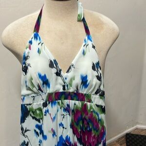 Scarlett multicolored maxi dress size 8 with side zipper